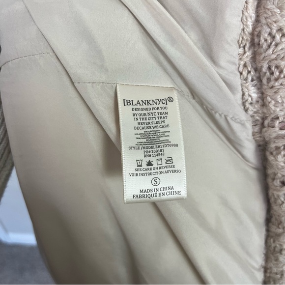 NWT ANTHROPOLOGIE BLANKNYC SHORT LIST SWEATER JACKET SIZE SMALL - Picture 14 of 16